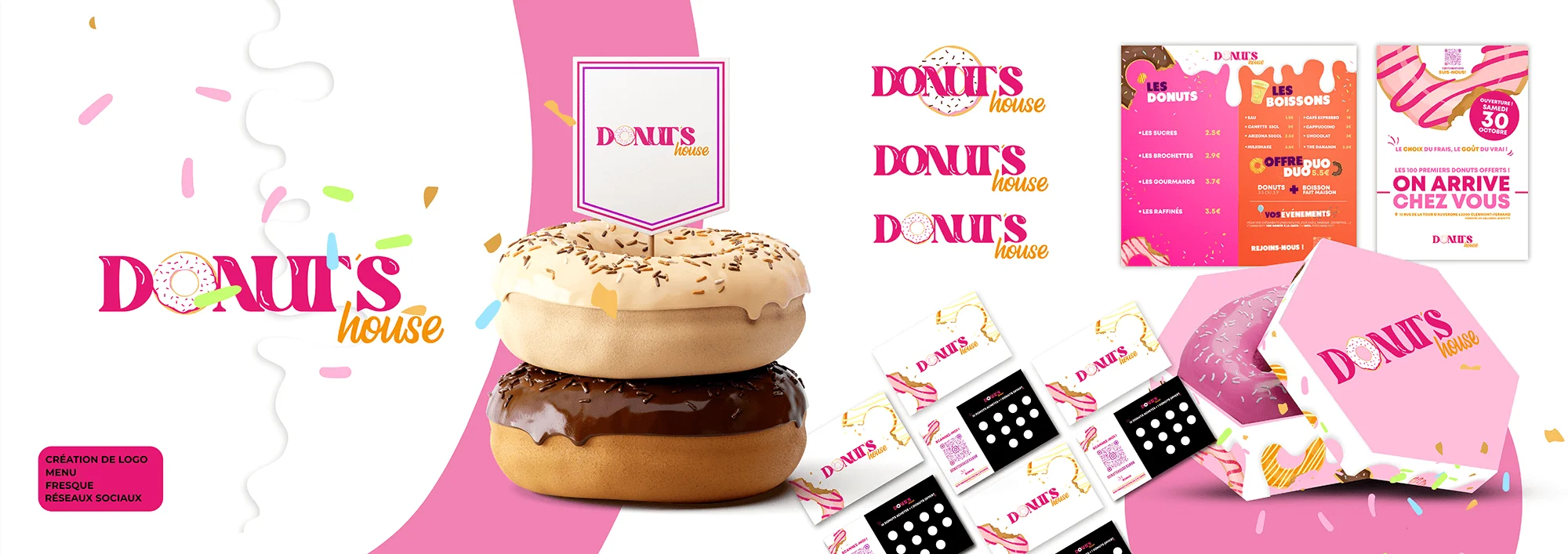Graphisme donuts house